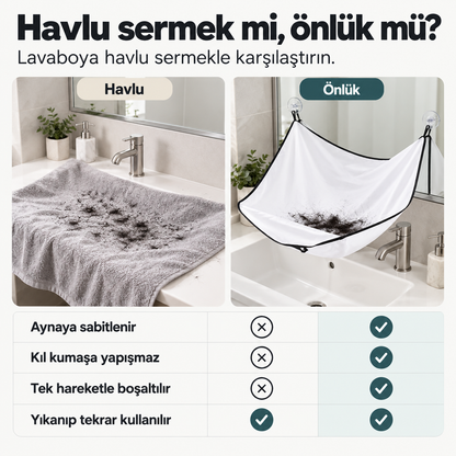 Vantuzlu Saç Sakal Tıraş Önlüğü